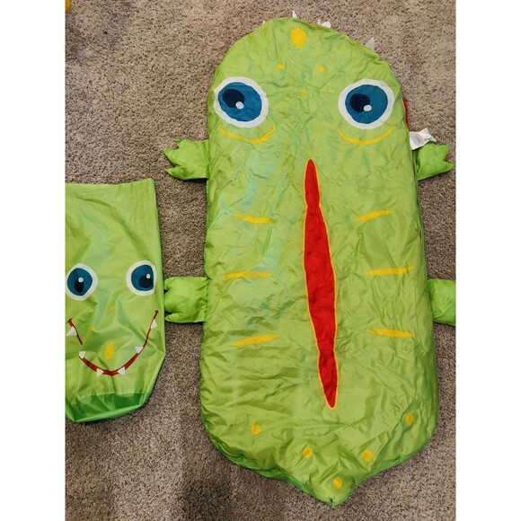 Melissa And Doug Sunny Patch Augie Alligator Sleeping Bag Camping Sleepover - Picture 1 of 3
